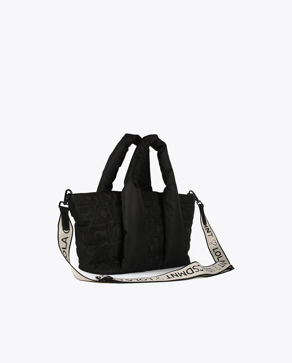 Quilted tote bag