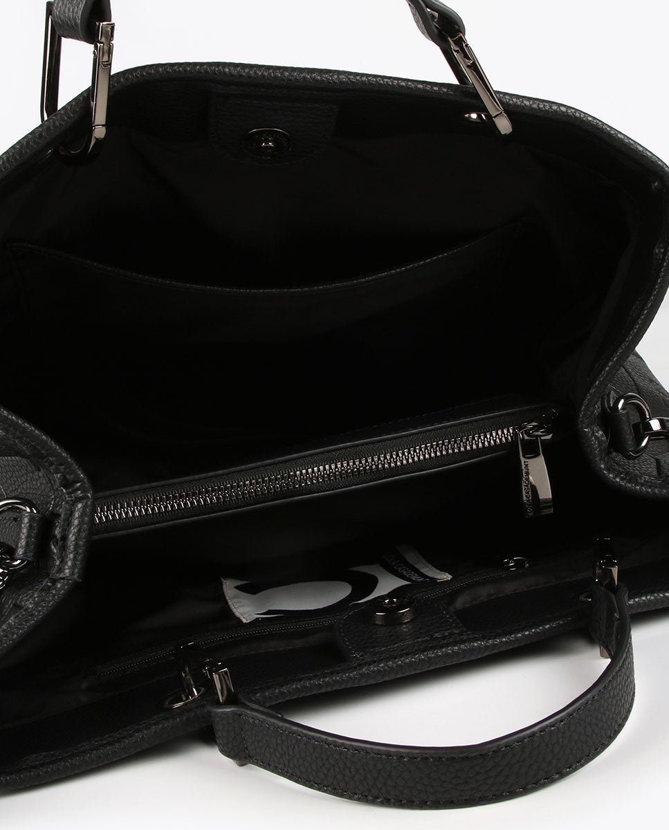 Embossed tote bag