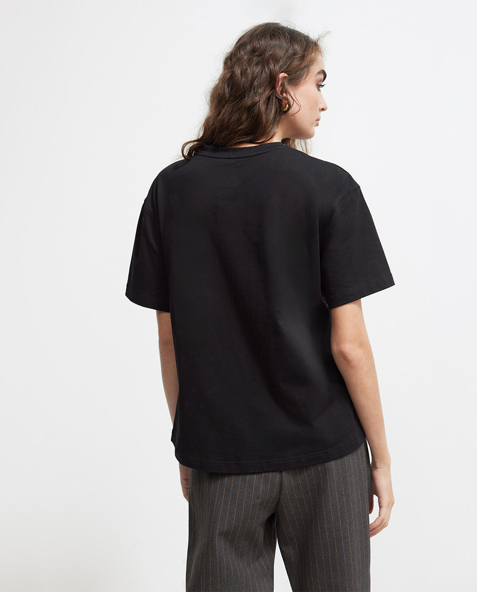 Sequinned T-shirt