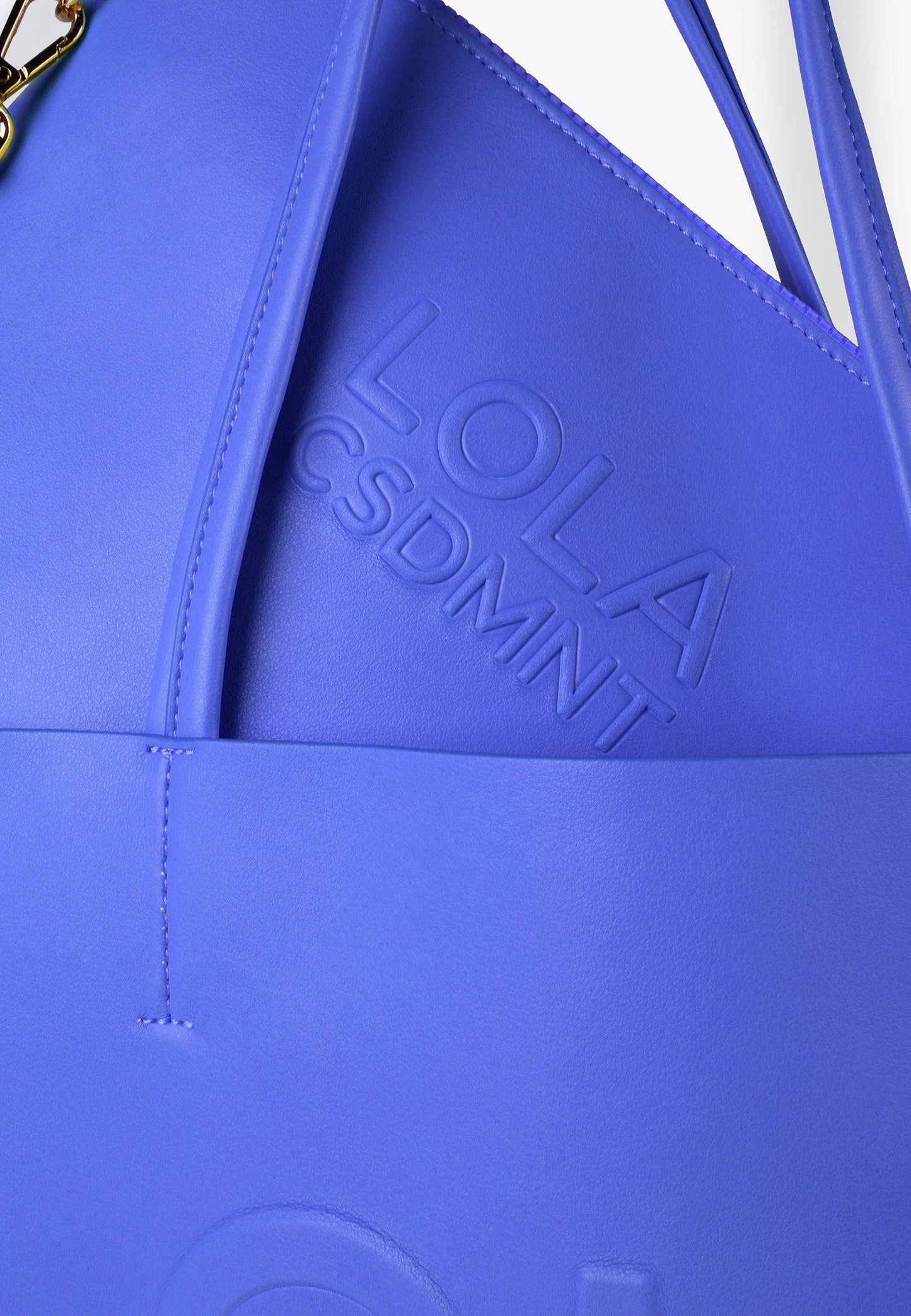 LS2404065-Electric-Blue-Tote bag with raised logo