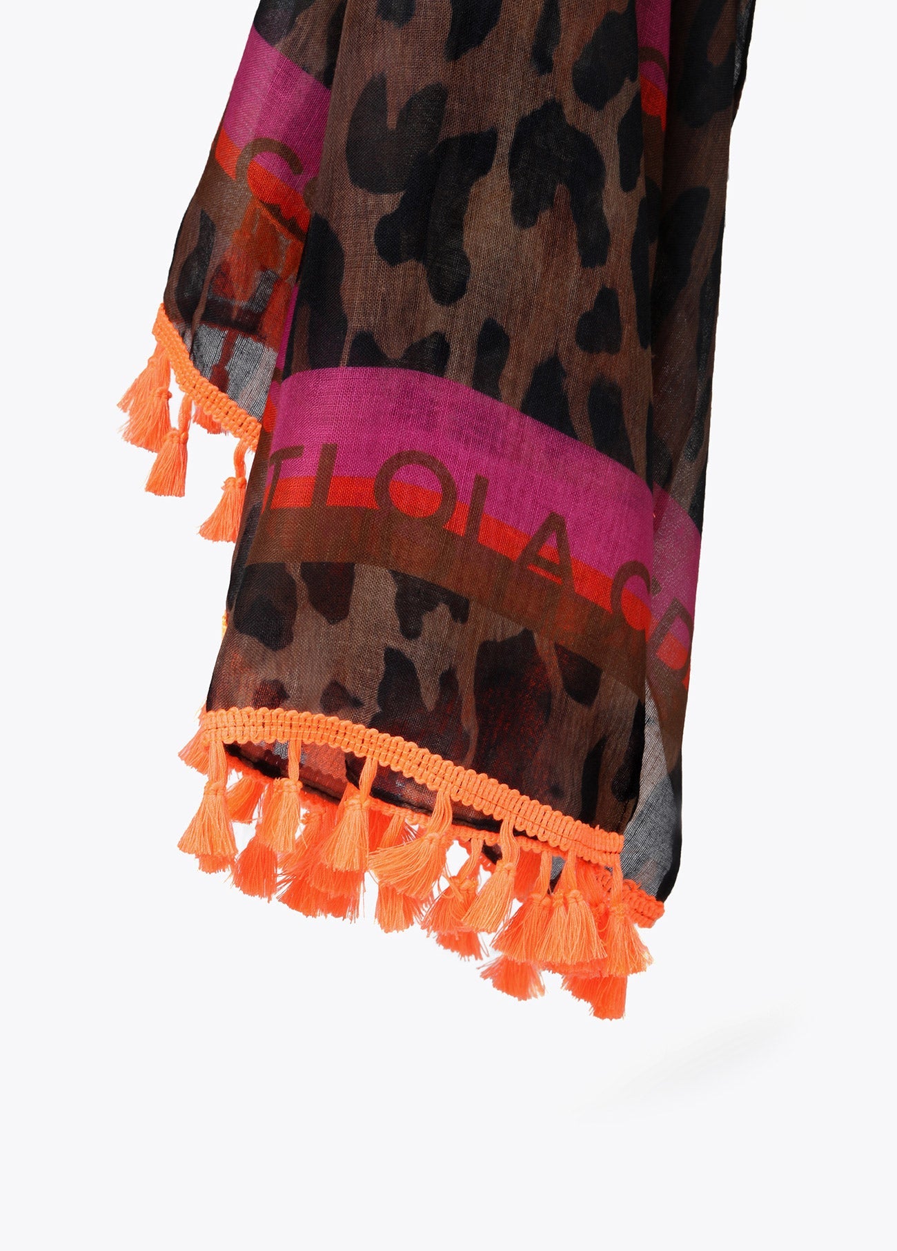 Leopard print wrap