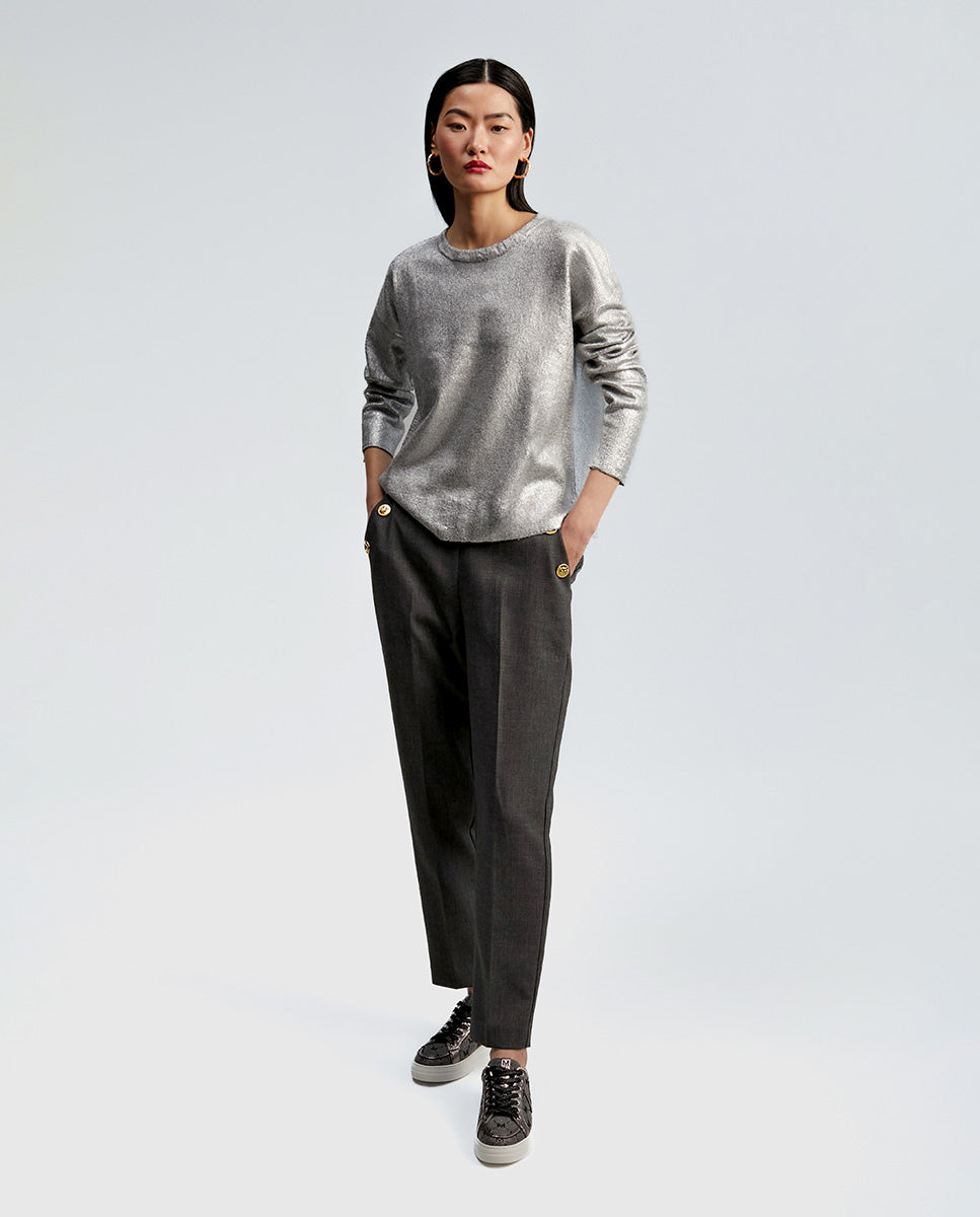 Laminated sweater