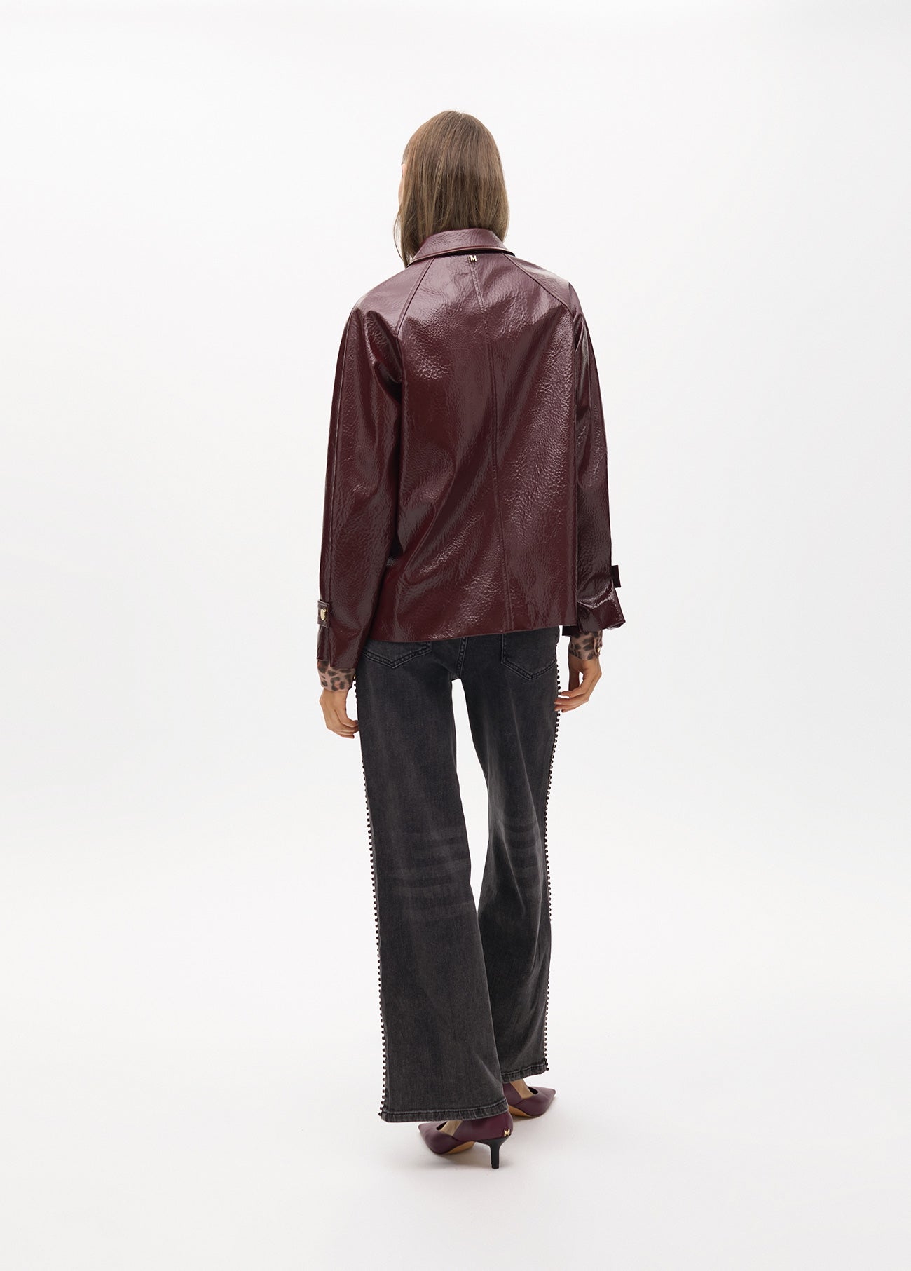 Patent Effect Straight Jacket