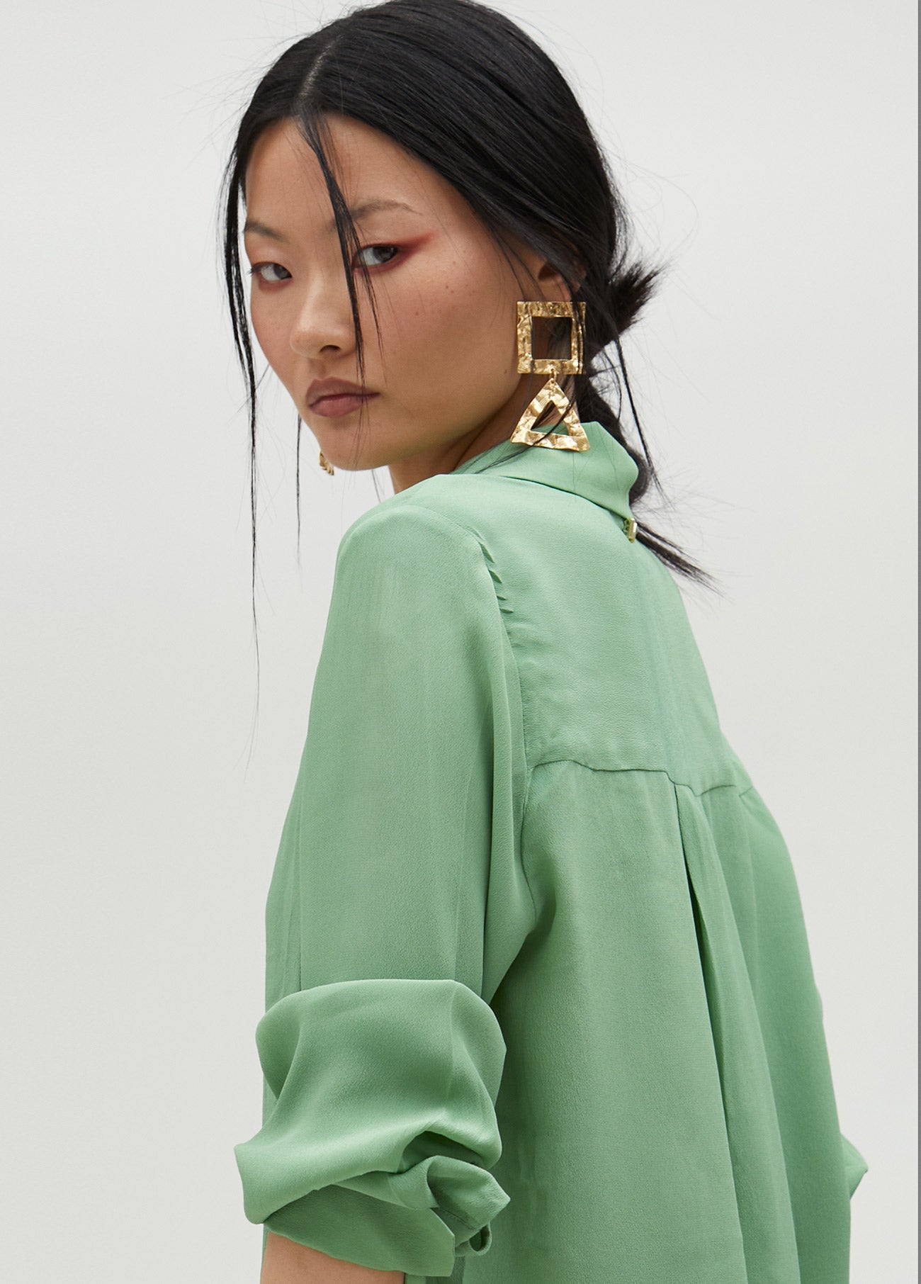 Basic silk shirt