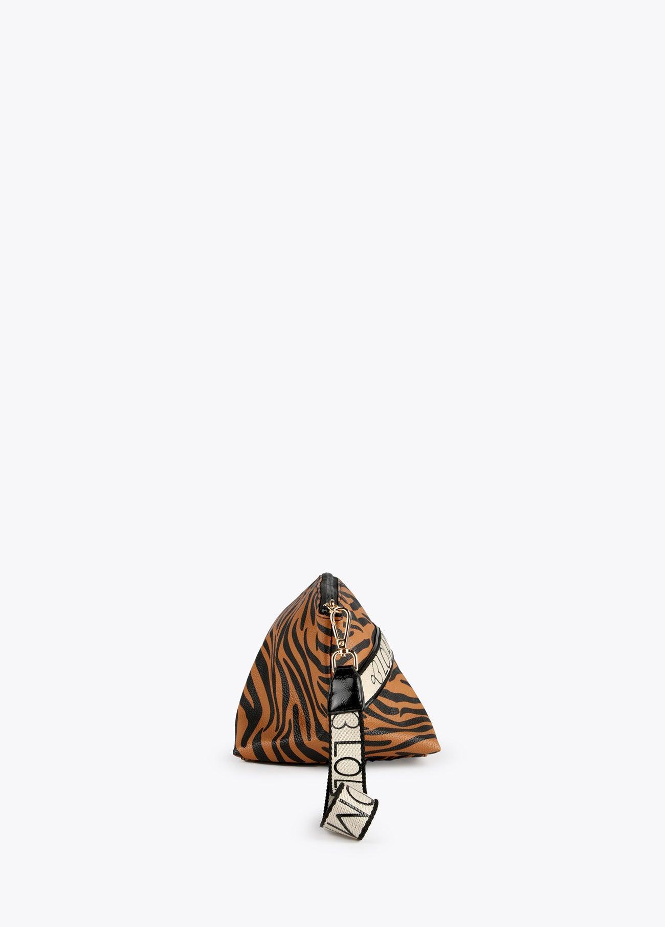 12404004-Animal print toiletry bag-Brown