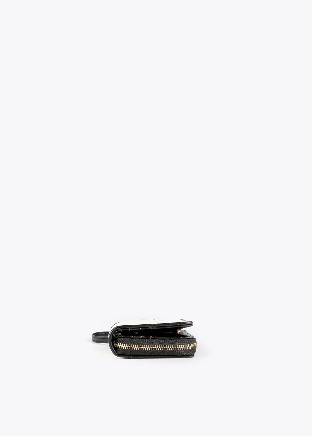 12405001-Two-tone purse-Black