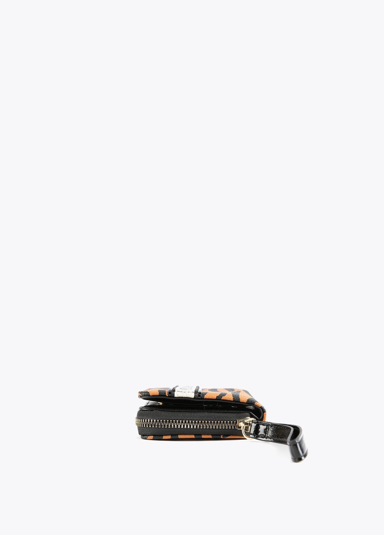 12405011-Zebra print purse-Brown