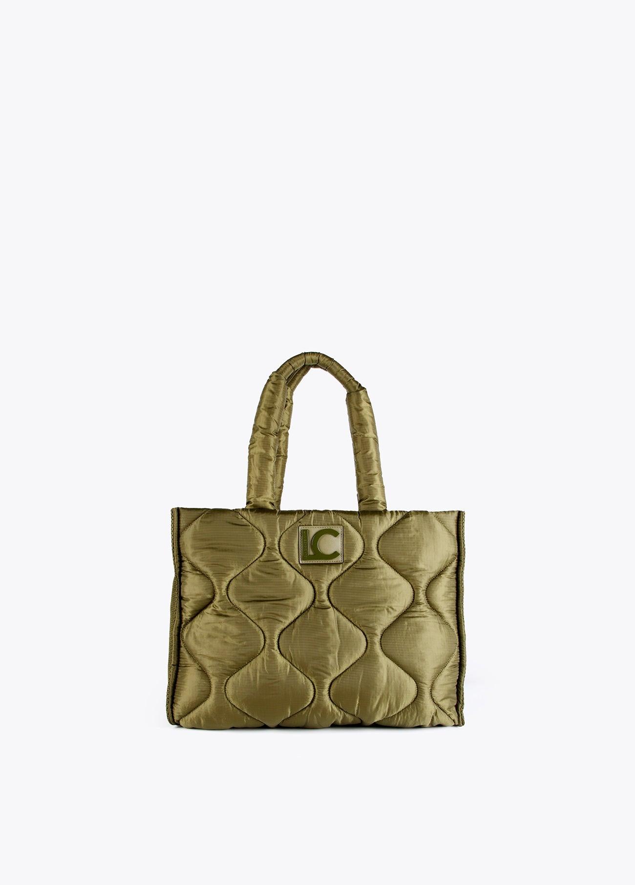 12428030-Quilted tote bag-Kaki