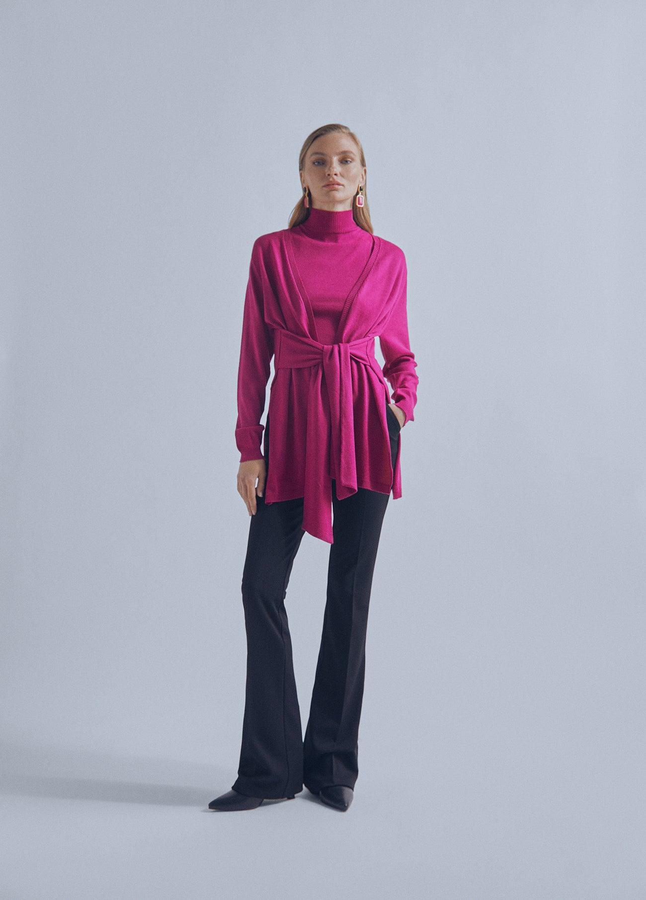 32461009-Bow dress-Mauve