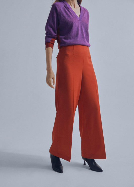 32467011-Palazzo trousers-Red