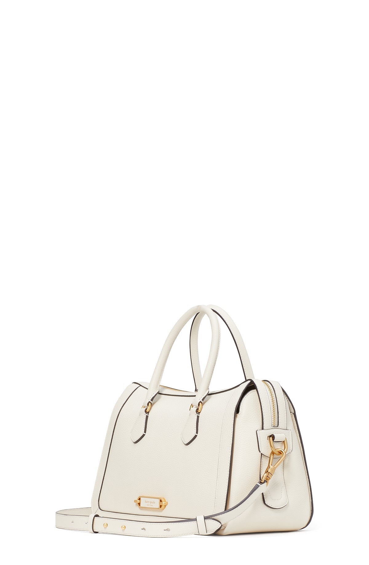K9914-gramercy medium satchel-Halo White