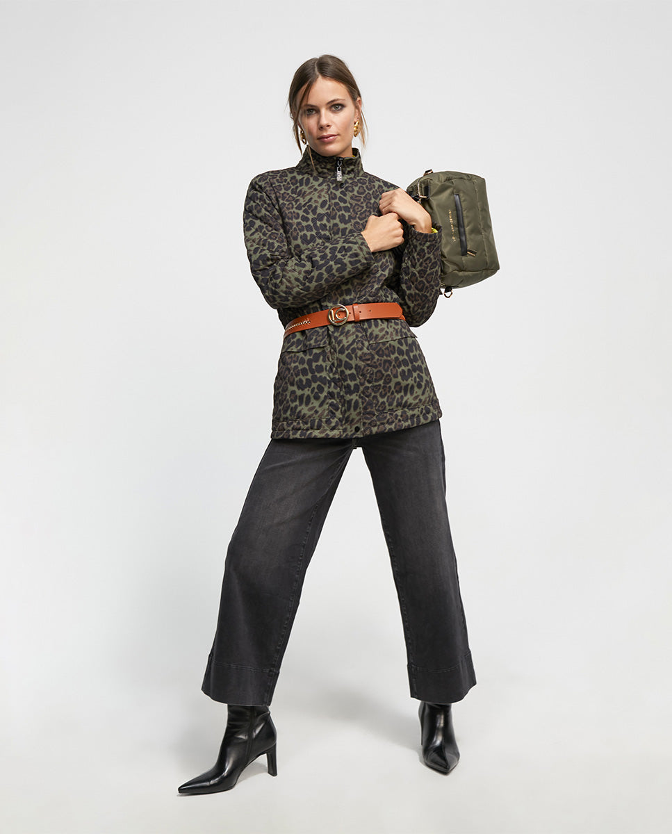 Animal print jacket