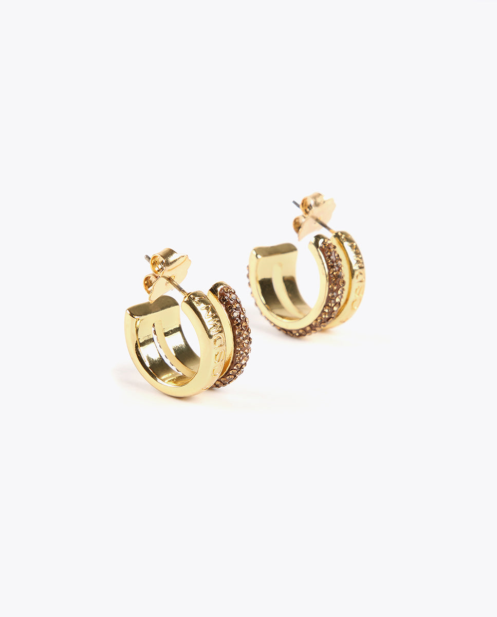 Double hoop earrings