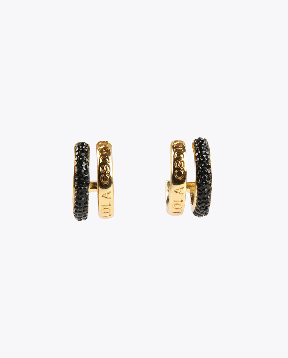 Double hoop earrings