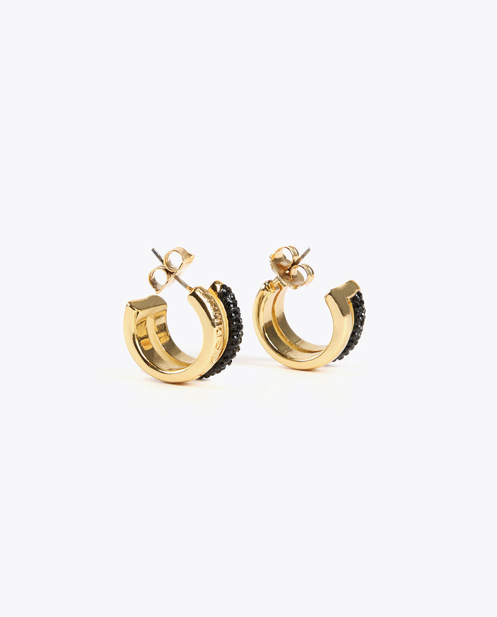 Double hoop earrings
