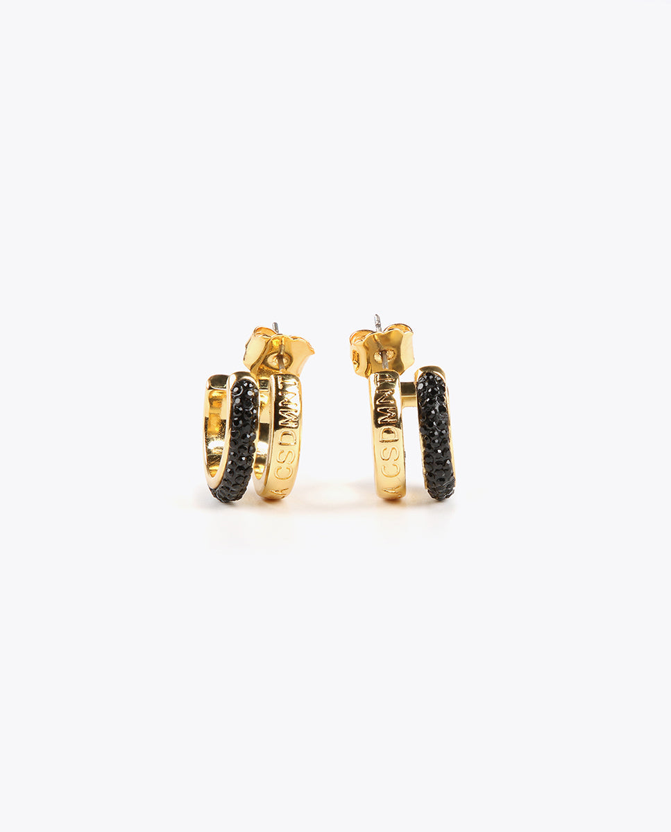 Double hoop earrings