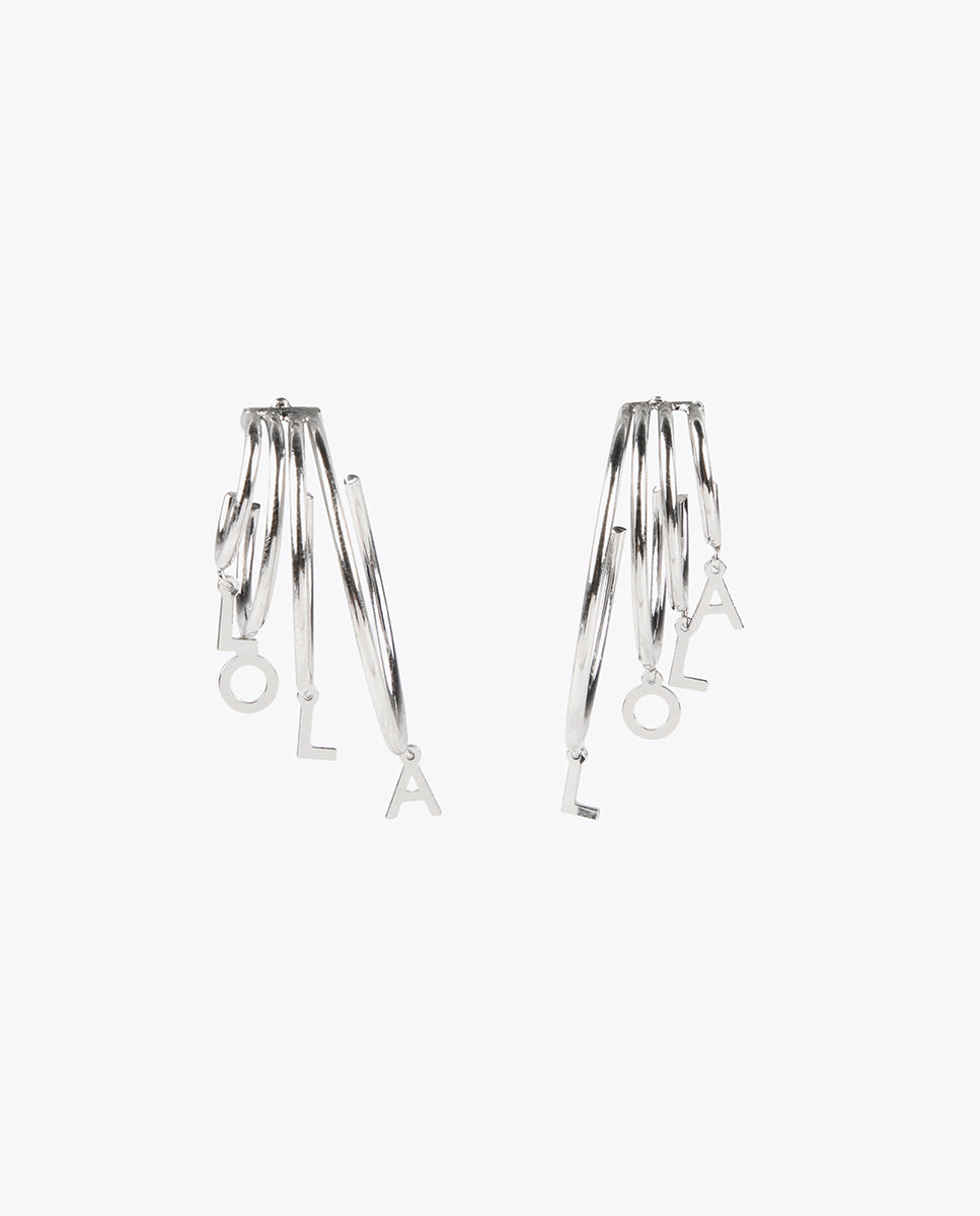4 hoop earrings