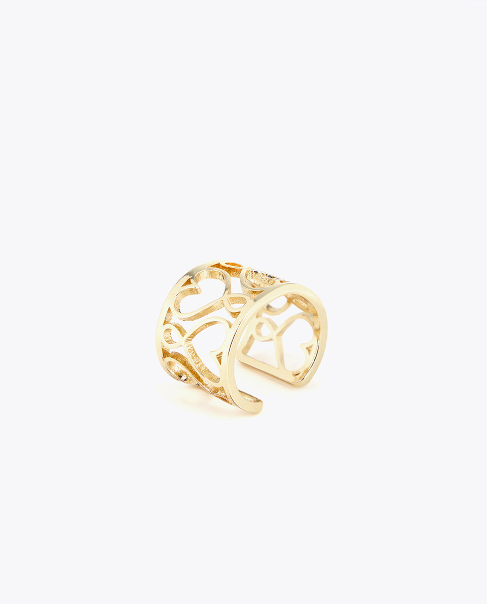 Maxi infinity heart ring