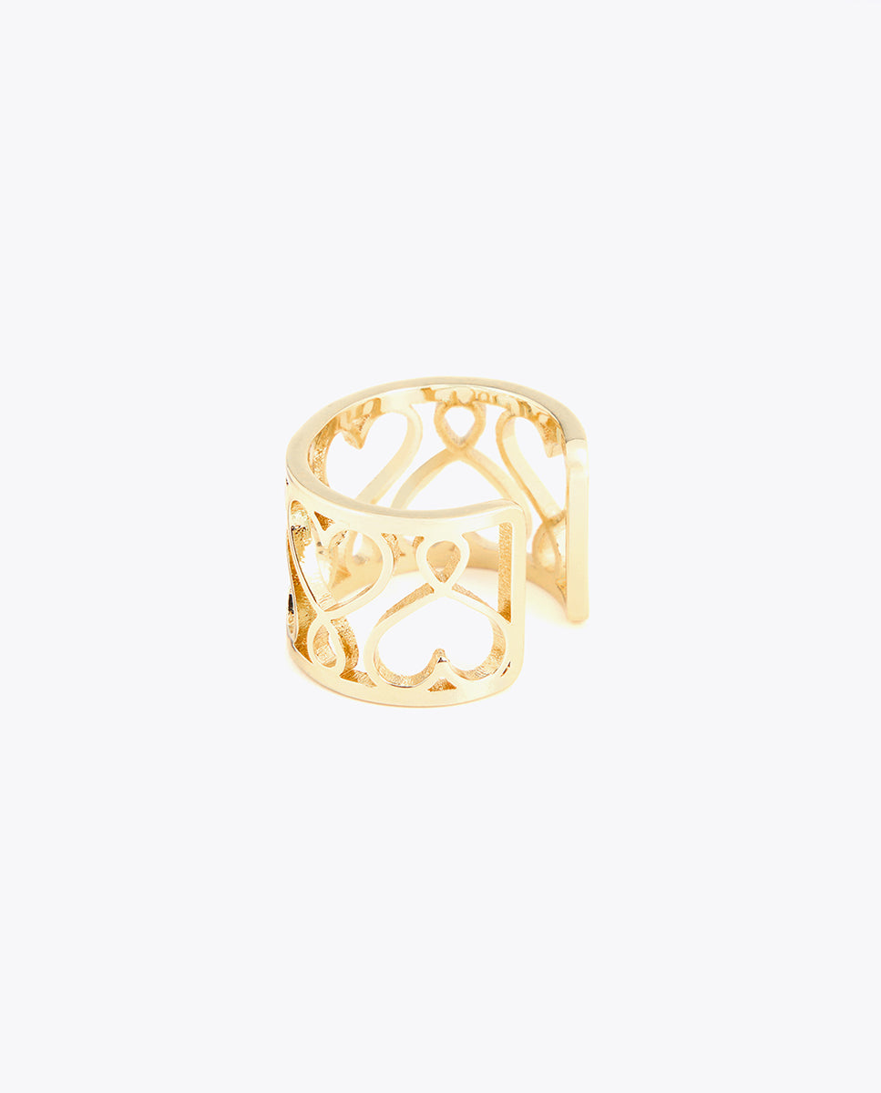 Maxi infinity heart ring