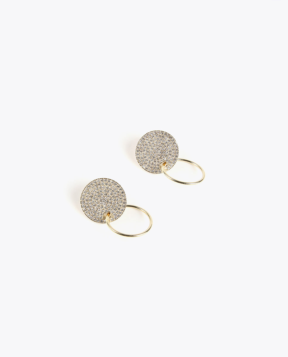 Stud and hoop earrings