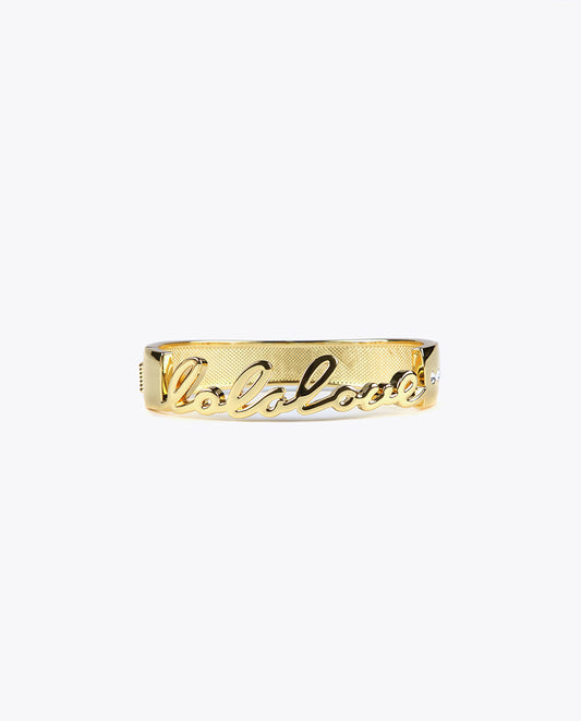 Gold-toned Lola Love bangle