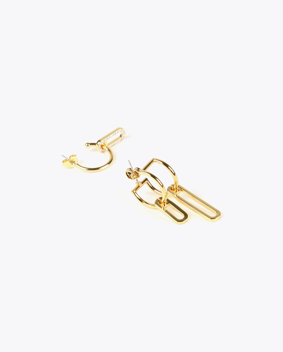 Asymmetric earrings