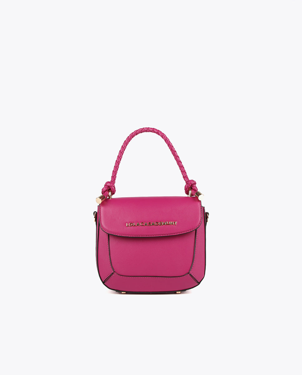 Crossbody bag with braided handle
