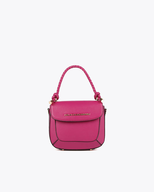 Crossbody bag with braided handle
