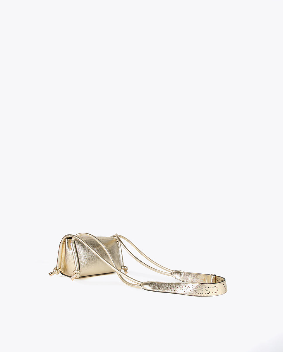Metallic crossbody bag