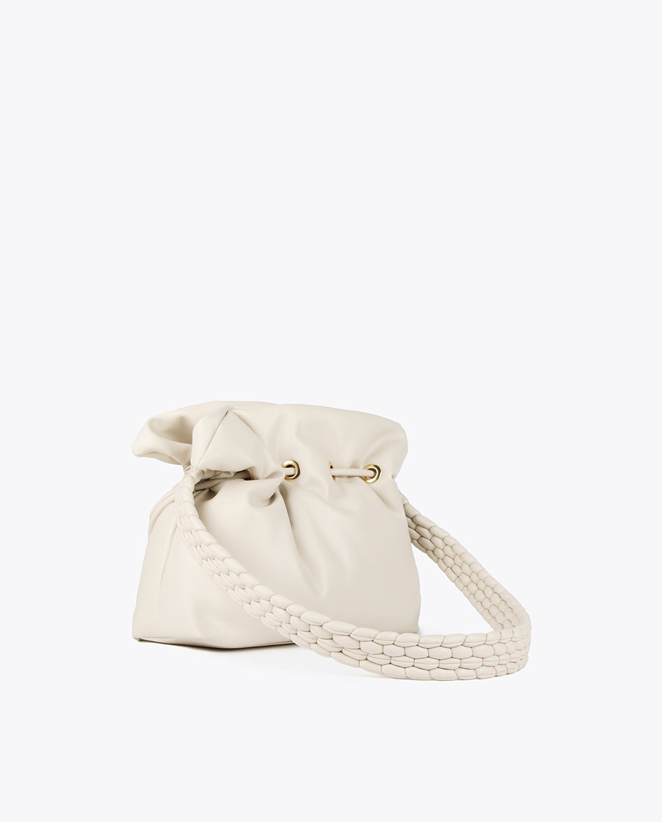 Tote bag with braided strap