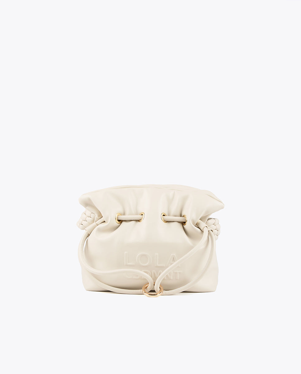 Crossbody bag with braided strap