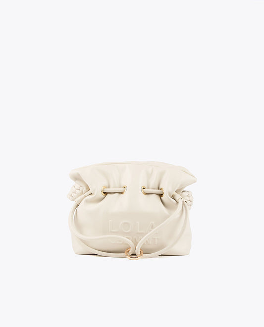 Crossbody bag with braided strap