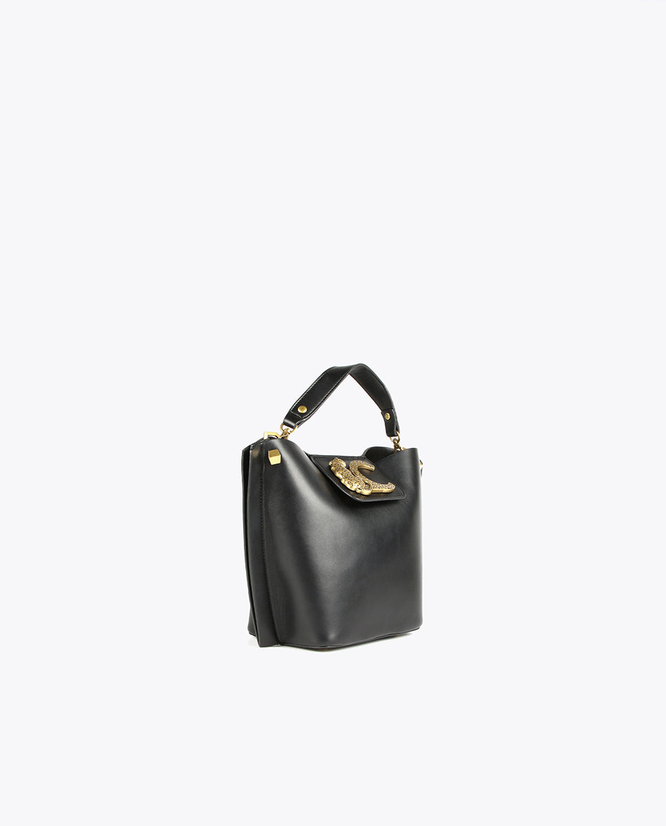 Animal logo crossbody bag