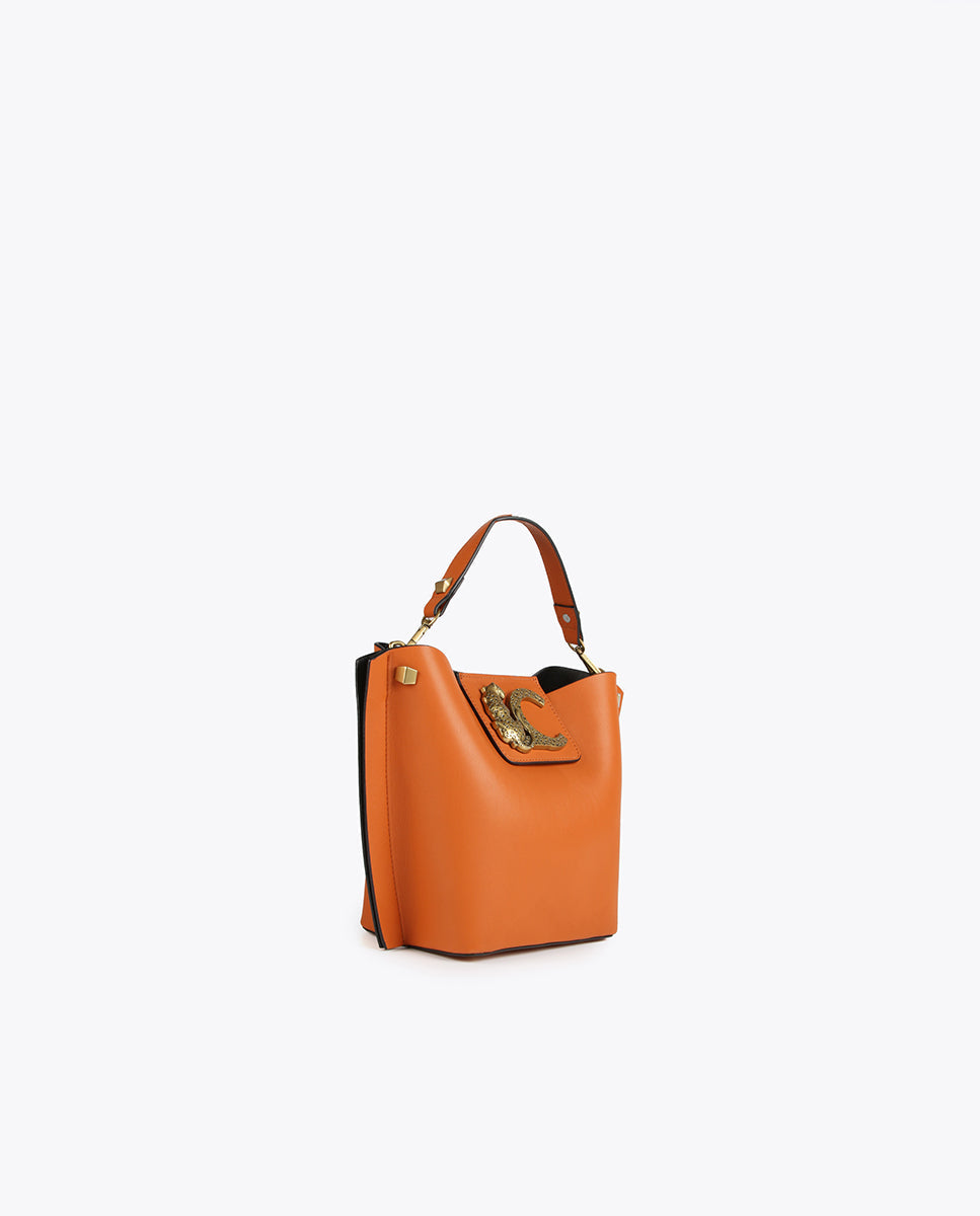 Animal logo crossbody bag
