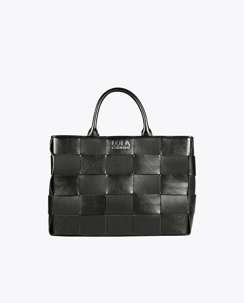 Braided tote bag