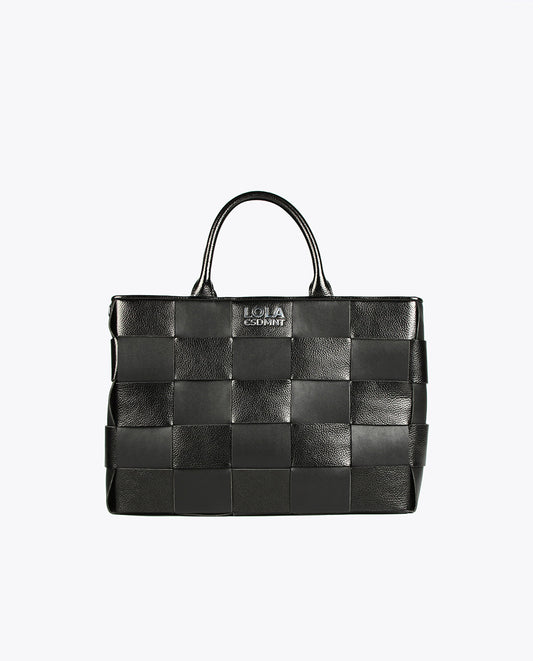 Braided tote bag