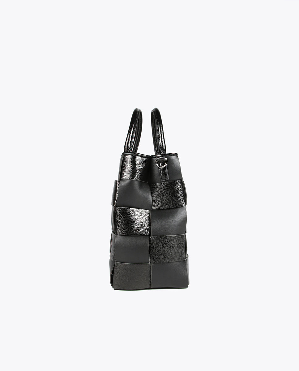 Braided tote bag
