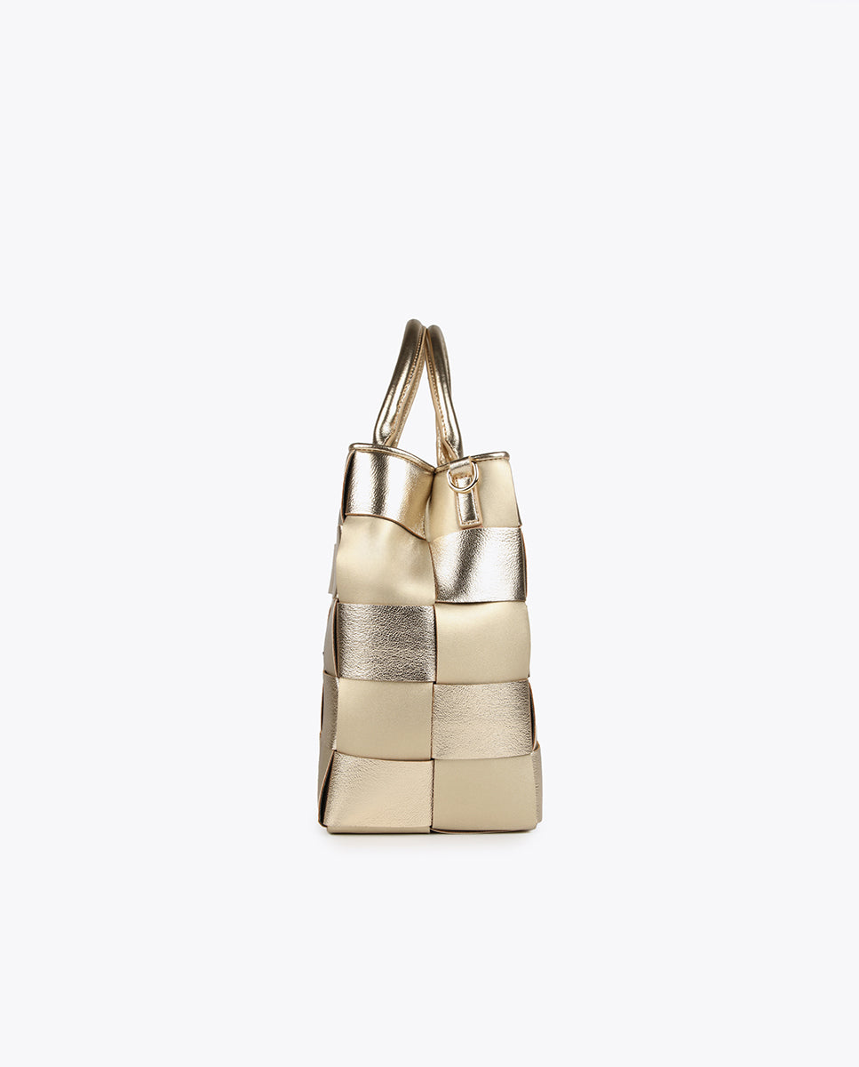Braided tote bag