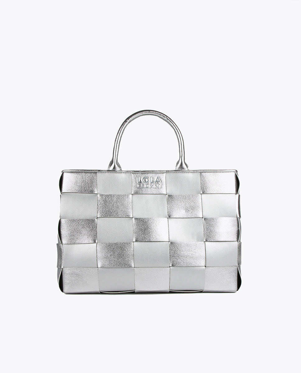 Braided tote bag