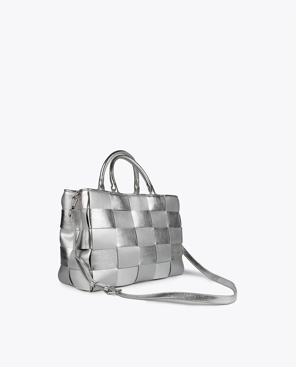 Braided tote bag