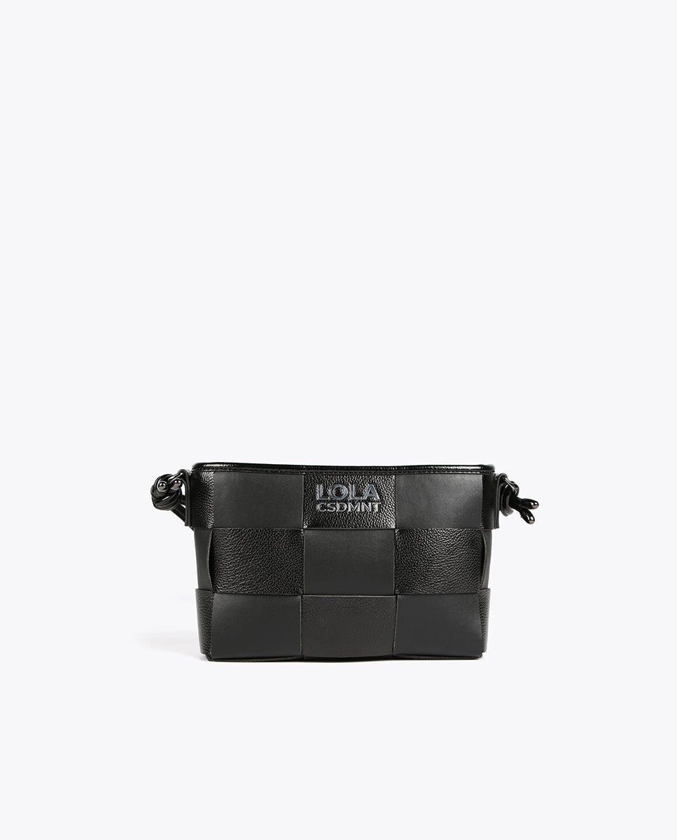 Braided crossbody bag
