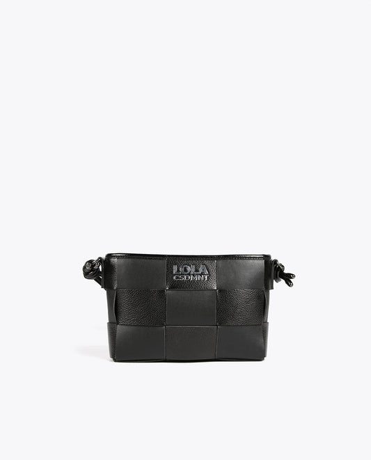 Braided crossbody bag