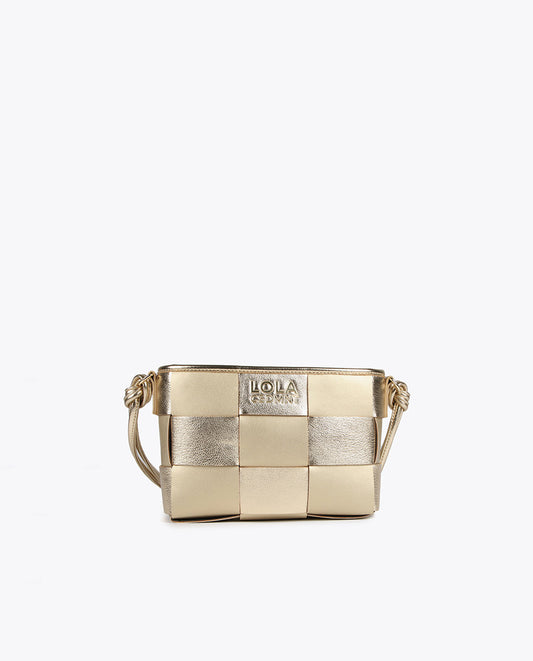 Braided crossbody bag