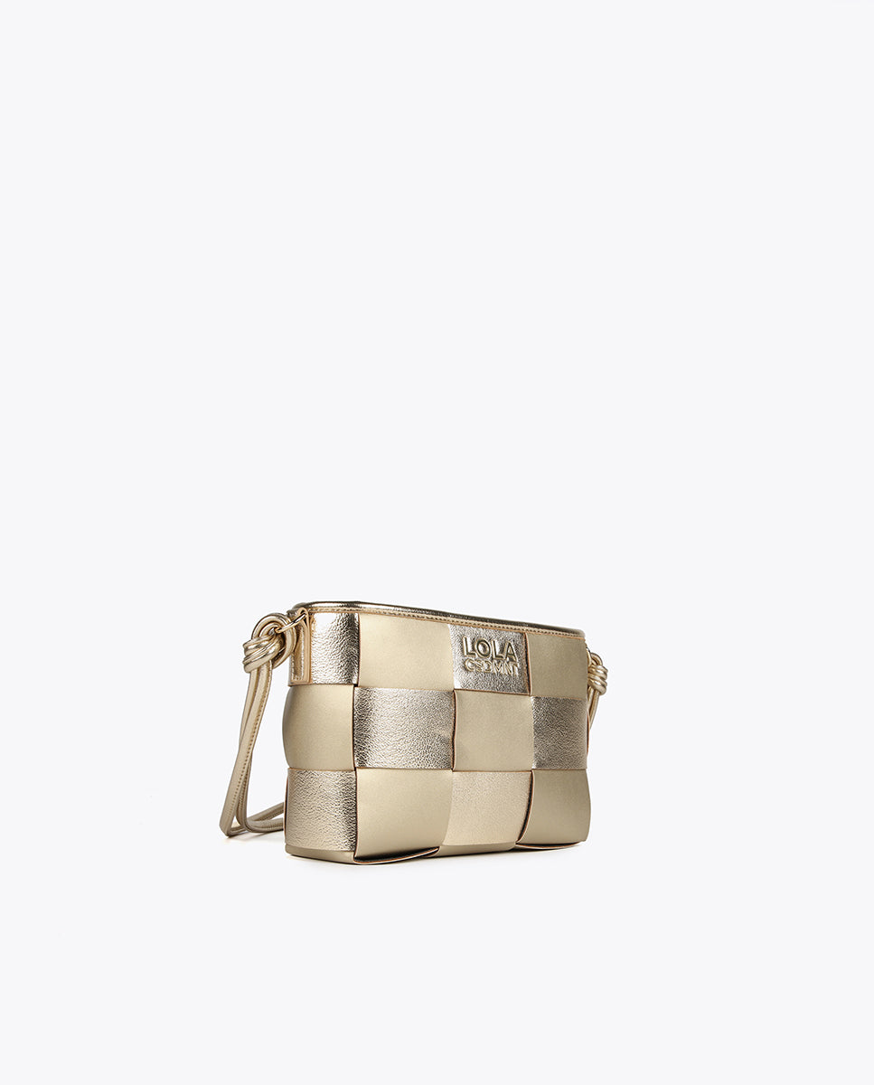 Braided crossbody bag