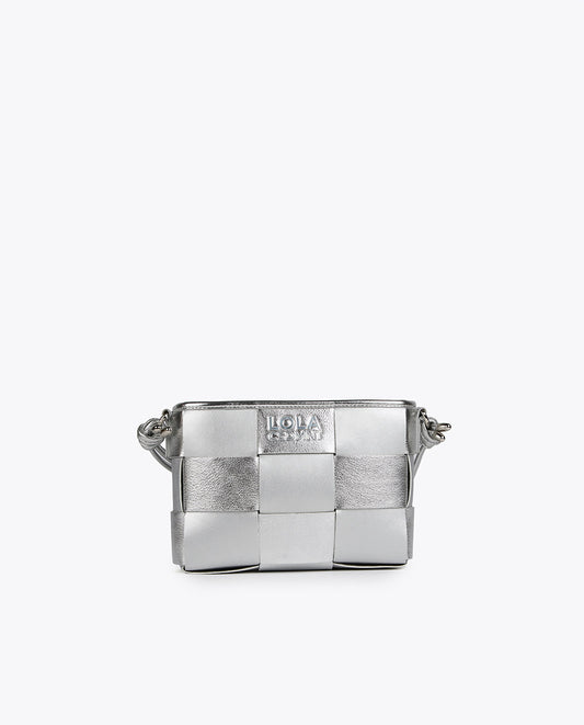 Braided crossbody bag