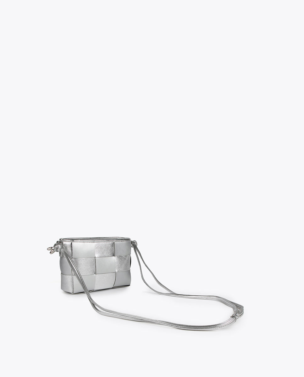 Braided crossbody bag