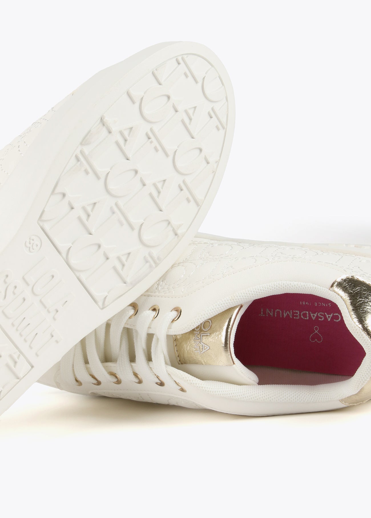 Metallic sneakers