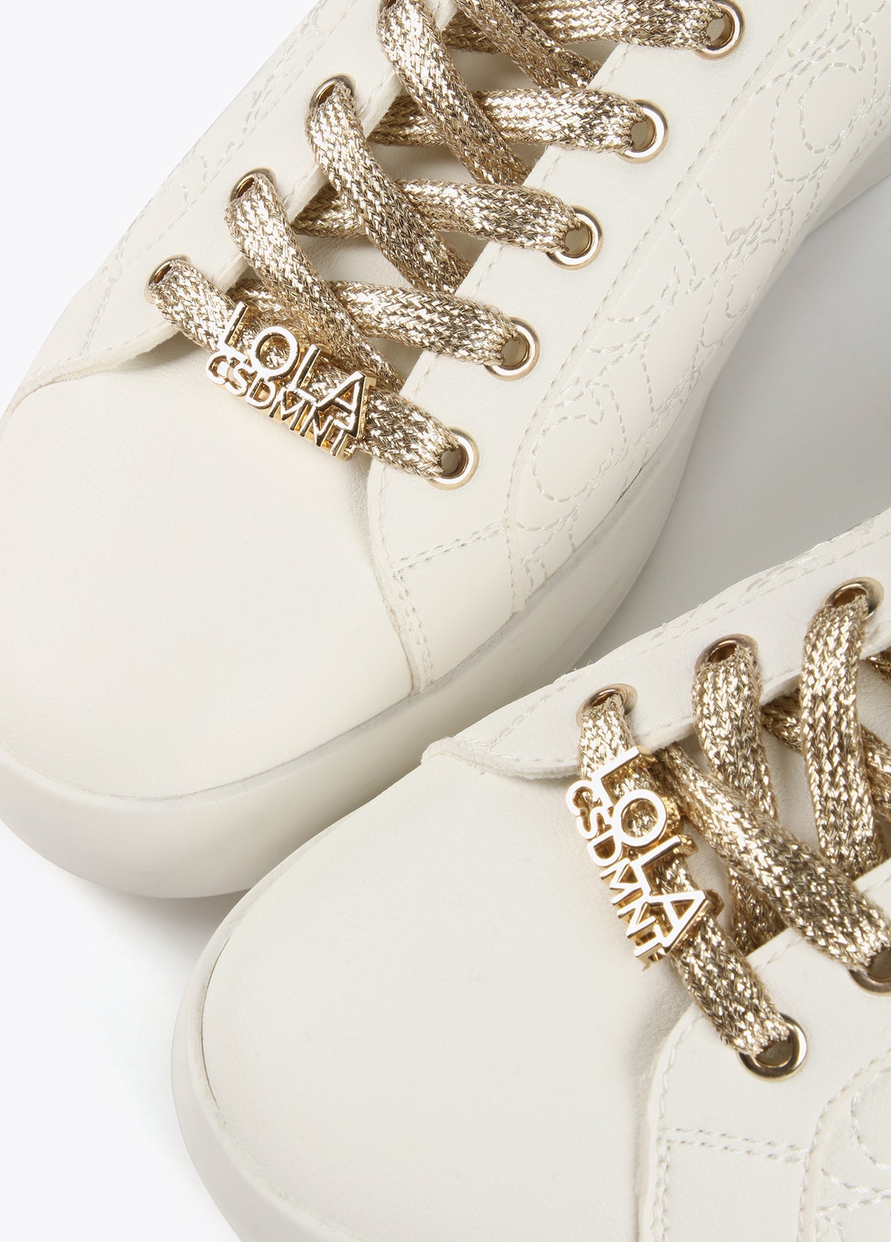 Metallic sneakers