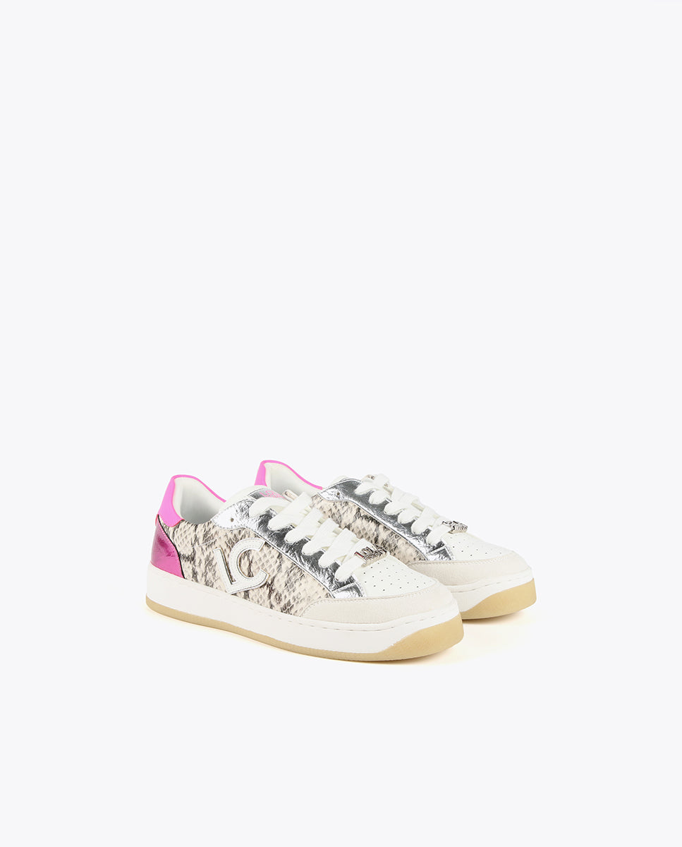 Animal print sneakers