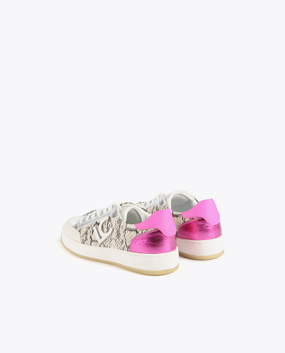 Animal print sneakers